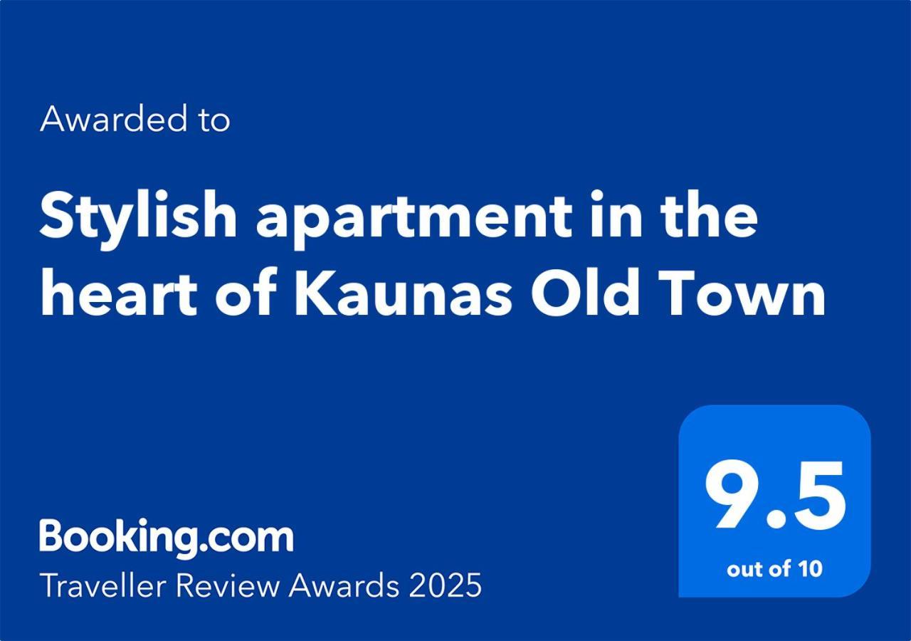 Stylish Apartment In The Heart Of Kaunas Old Town Ngoại thất bức ảnh